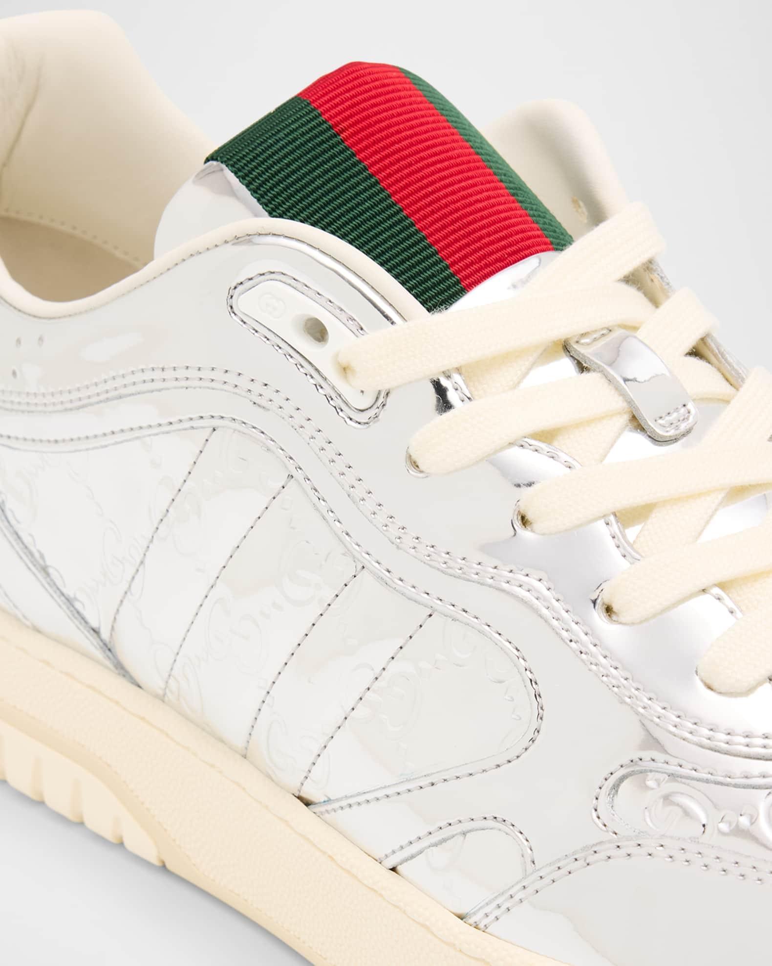 Mens Re-Web Mirror Leather Fashion Sneakers Product Image