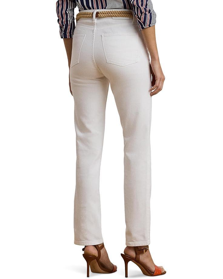 Women's Lauren Ralph Lauren High-Rise Straight Ankle Jeans Product Image
