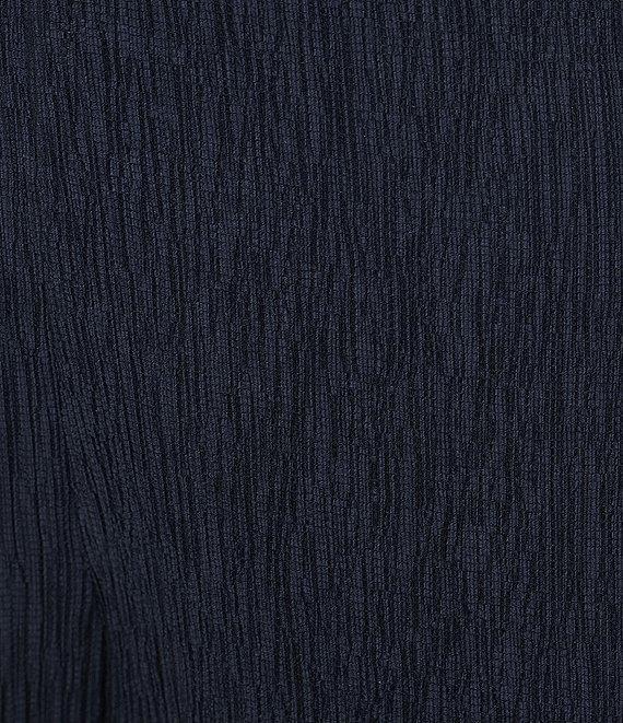 Eileen Fisher Crinkle Texture Plisse Wide Leg Ankle Pants Product Image