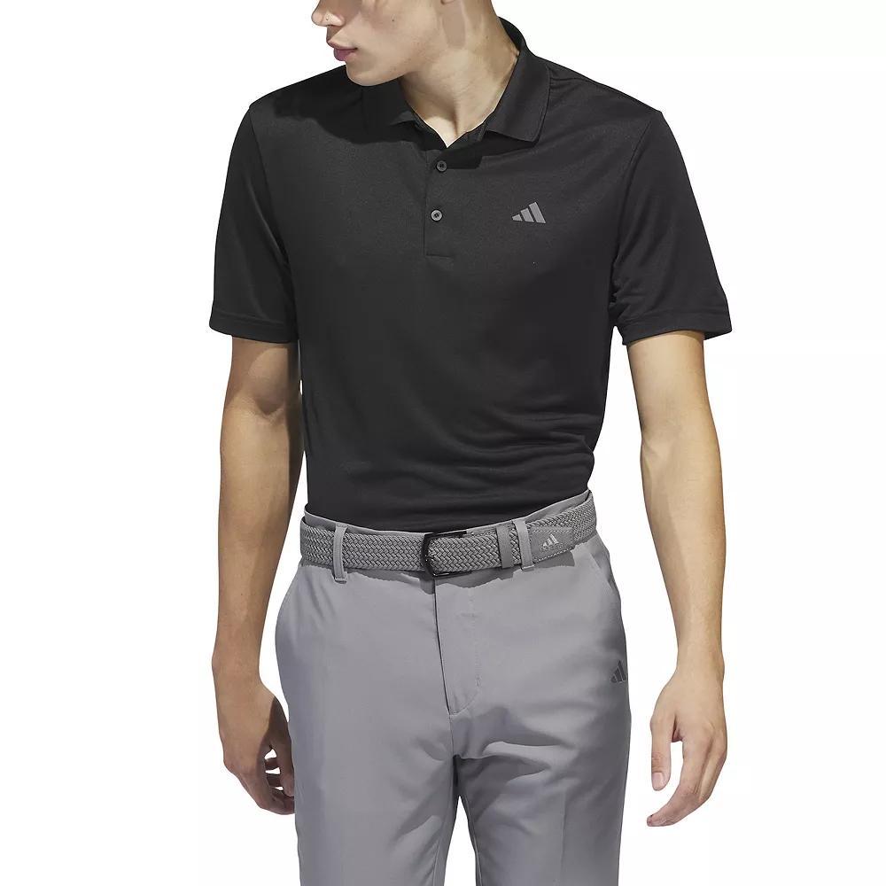 Men's adidas Adi Performance Golf Polo Shirt, Size: Medium, Black Product Image