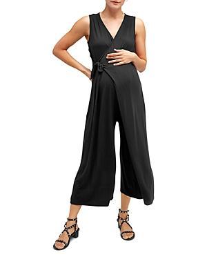 Nom Maternity Francesca Surplice Maternity Jumpsuit Product Image