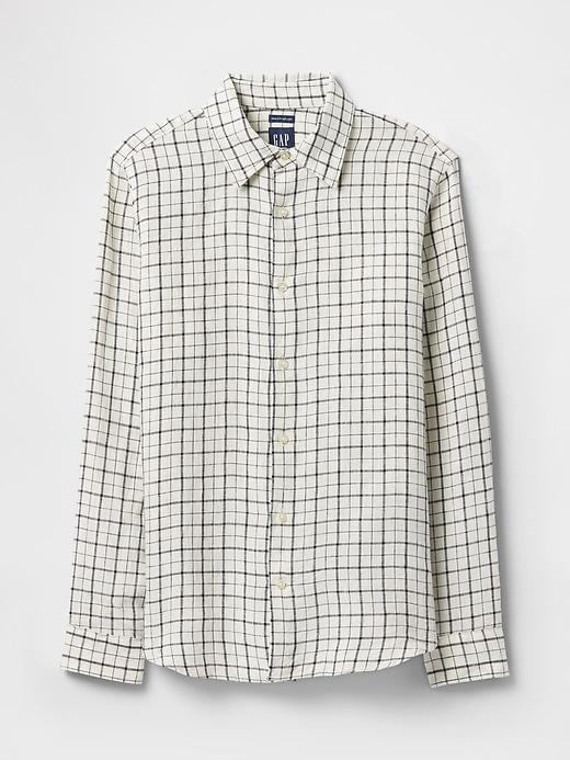 100% Linen Classic Shirt Product Image