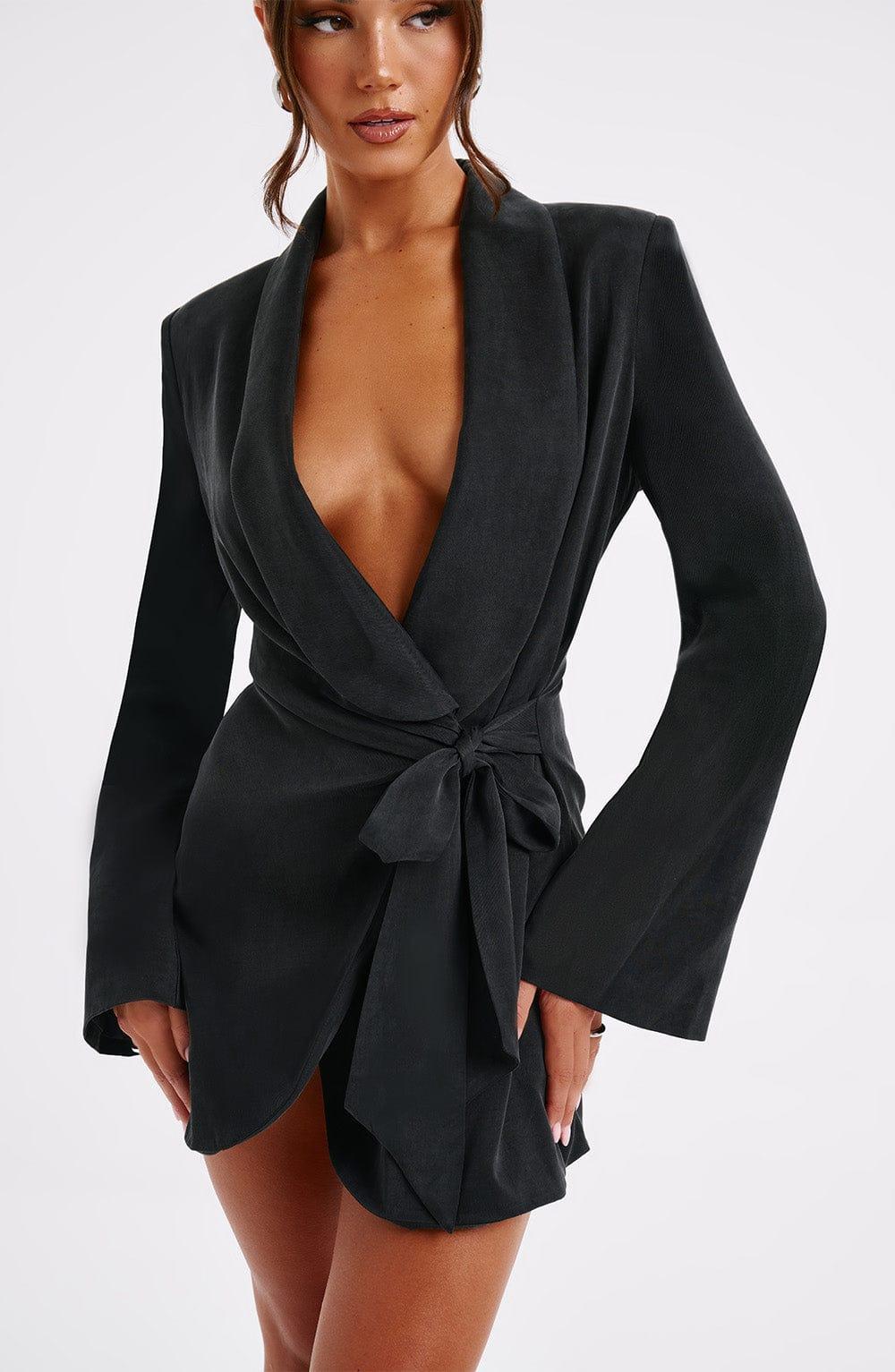 Jalena Mini Dress - Black Product Image