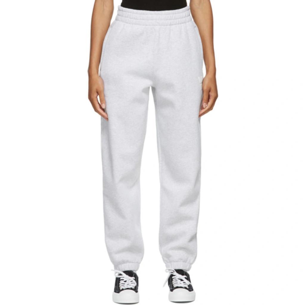 ALEXANDER WANG T Foundation Terry Slim-fit Sweatpants In Light Heather Grey Product Image
