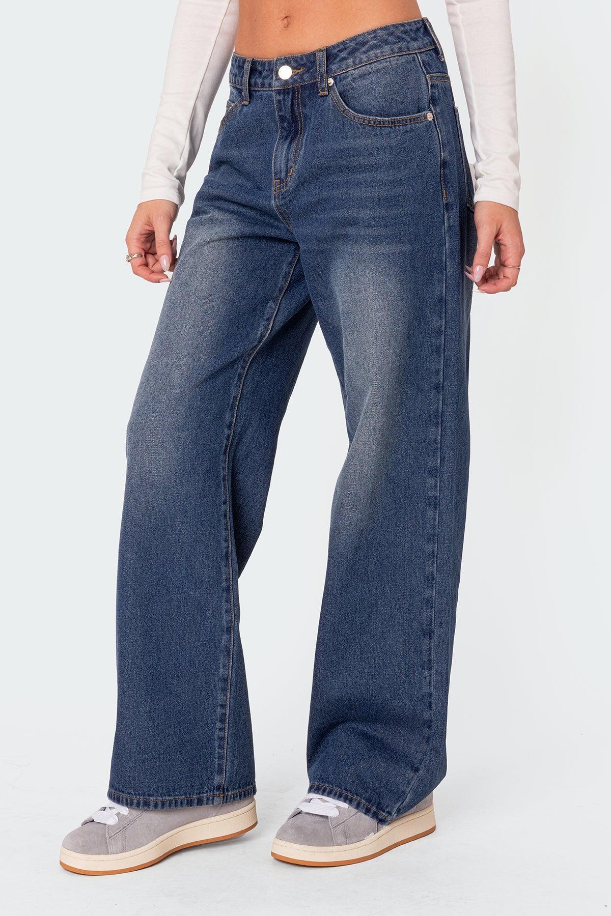 Karie Relaxed Mid Rise Jeans Product Image