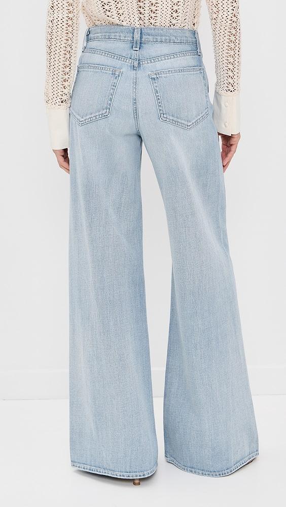 L'AGENCE Beau T-Seam Wide Leg Jeans | Shopbop Product Image