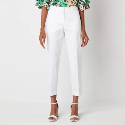 Liz Claiborne Emma Womens Ankle Mid Rise Tall Ankle Pant Product Image