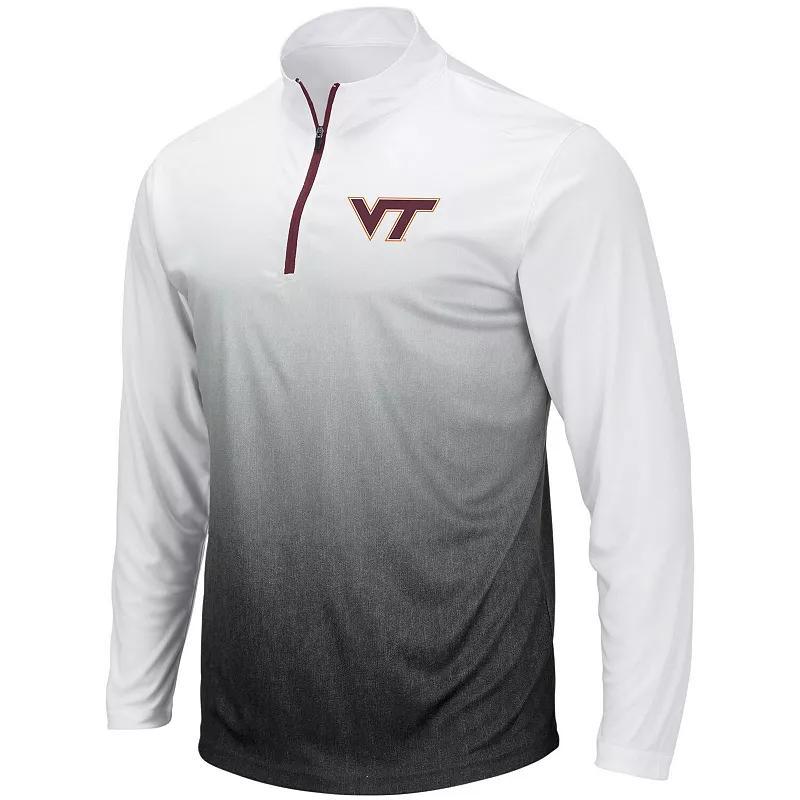 Men's Colosseum Gray Nebraska Huskers Magic Team Logo Quarter-Zip Jacket, Size: Medium, Grey Product Image