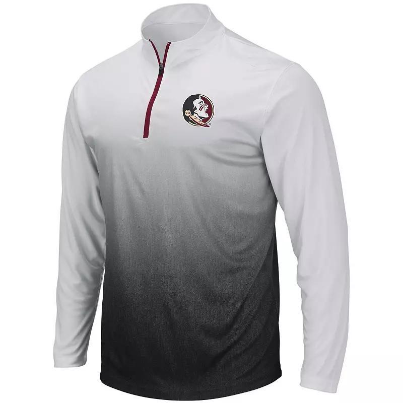 Men's Colosseum Gray Virginia Tech Hokies Magic Team Logo Quarter-Zip Jacket, Size: 2XL, Grey Product Image