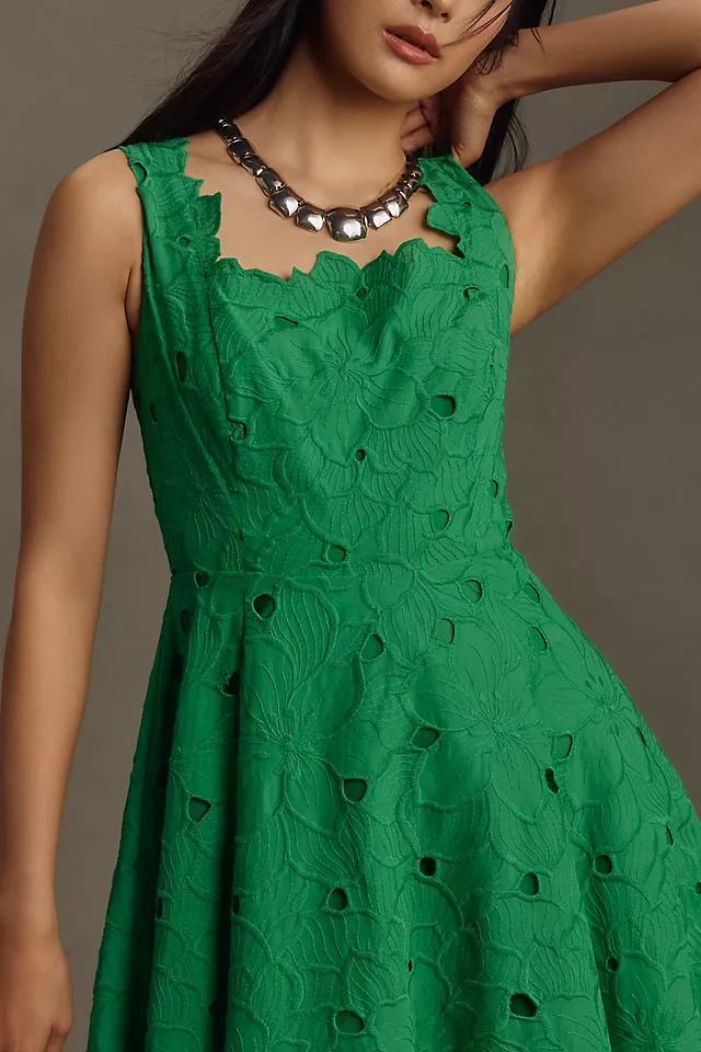 Mac Duggal Sleeveless A-Line Midi Dress Product Image