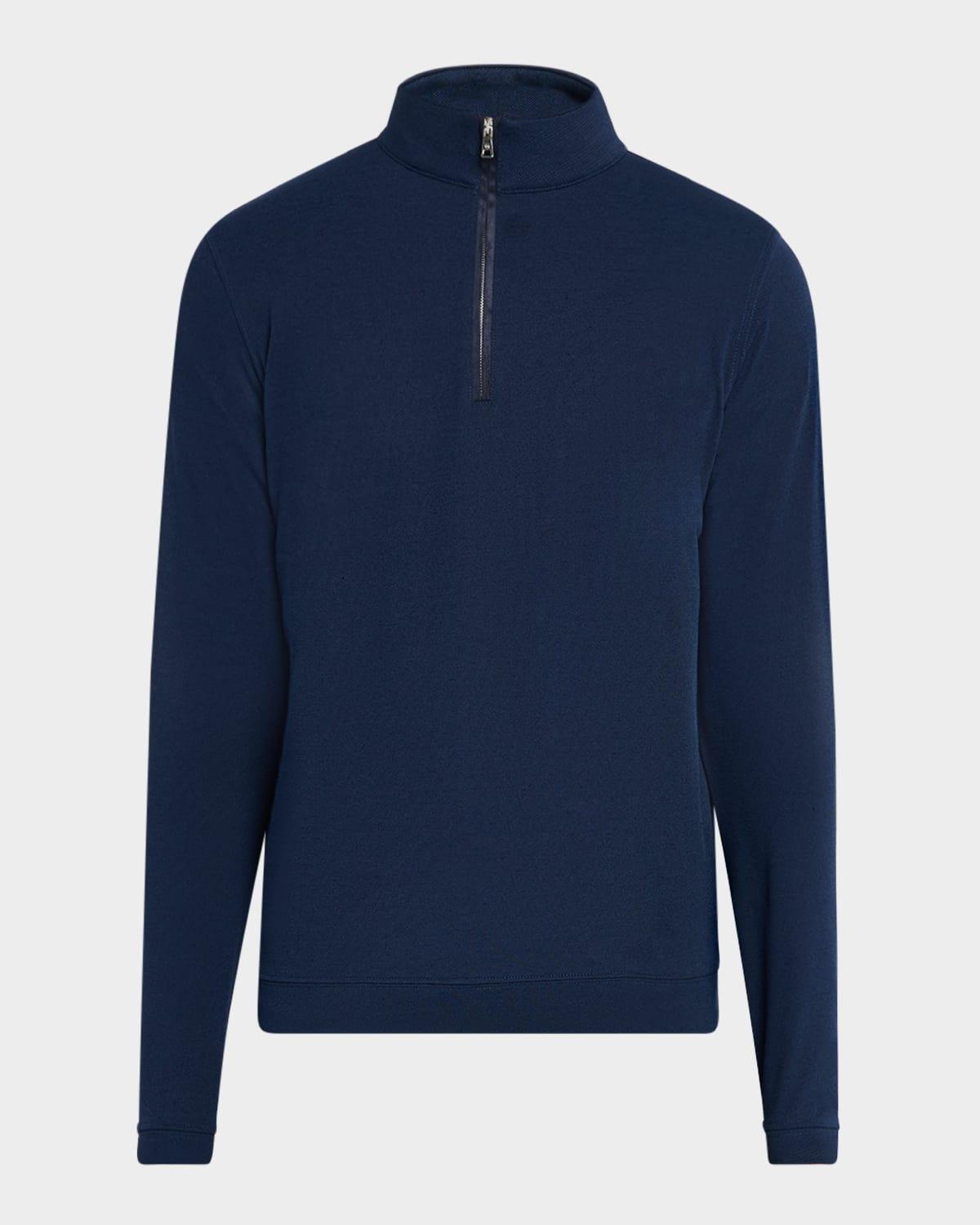 Mens Albatross Pique Quarter-Zip Sweater Product Image