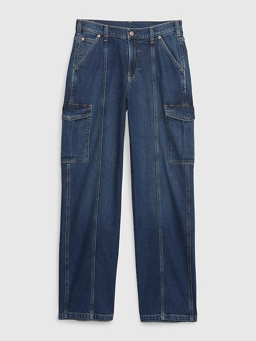 Mid Rise Corduroy '90s Loose Cargo Pants Product Image