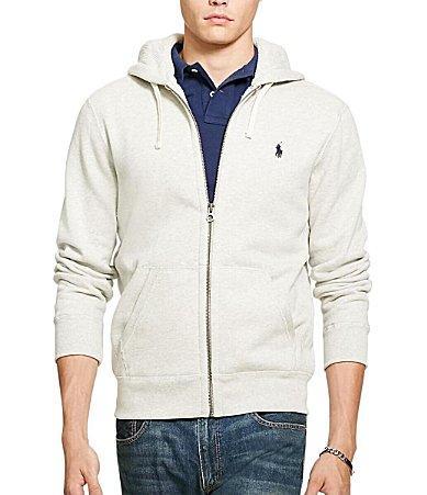 Polo Ralph Lauren Men's Zip Front Fleece Hoodie in Cruise Navy at Nordstrom, Size X-Large Product Image