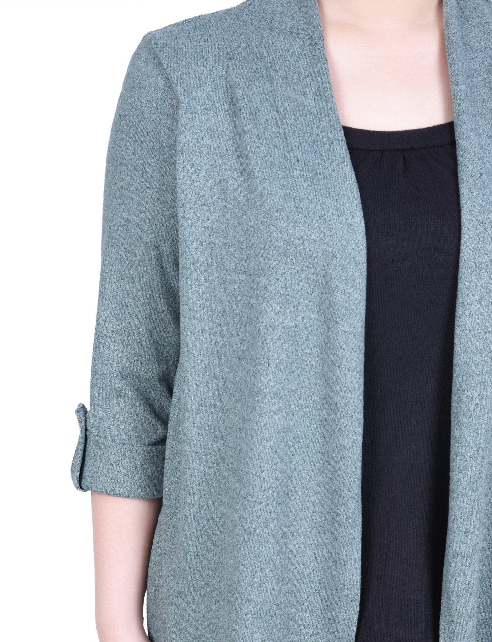 3/4 Length Sleeve Two In One Top - Petite Product Image