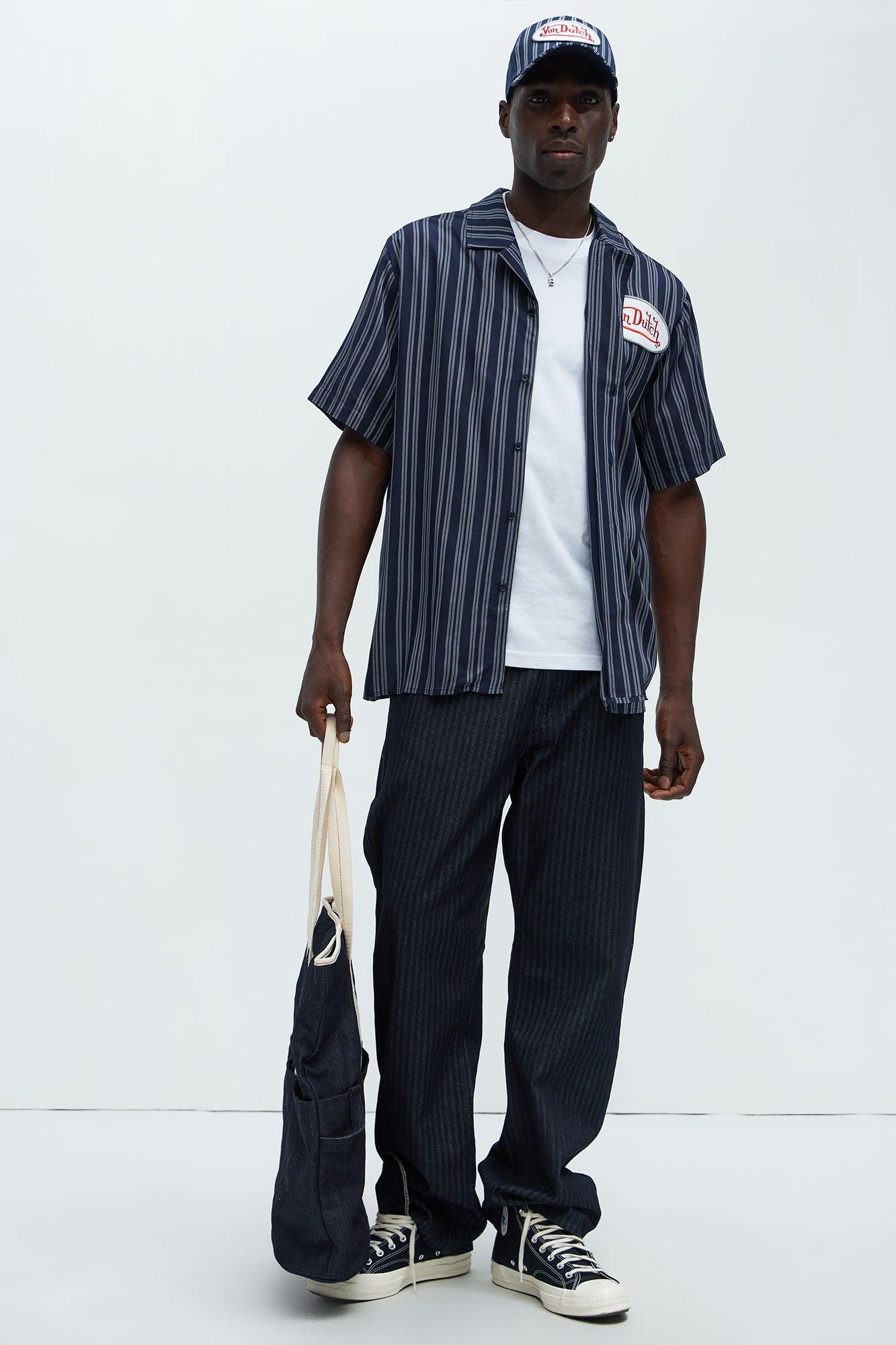 Von Dutch Patch Shirt - Blue/combo Product Image