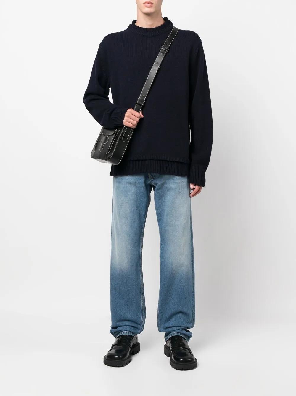 elbow-patch knitted jumper Product Image