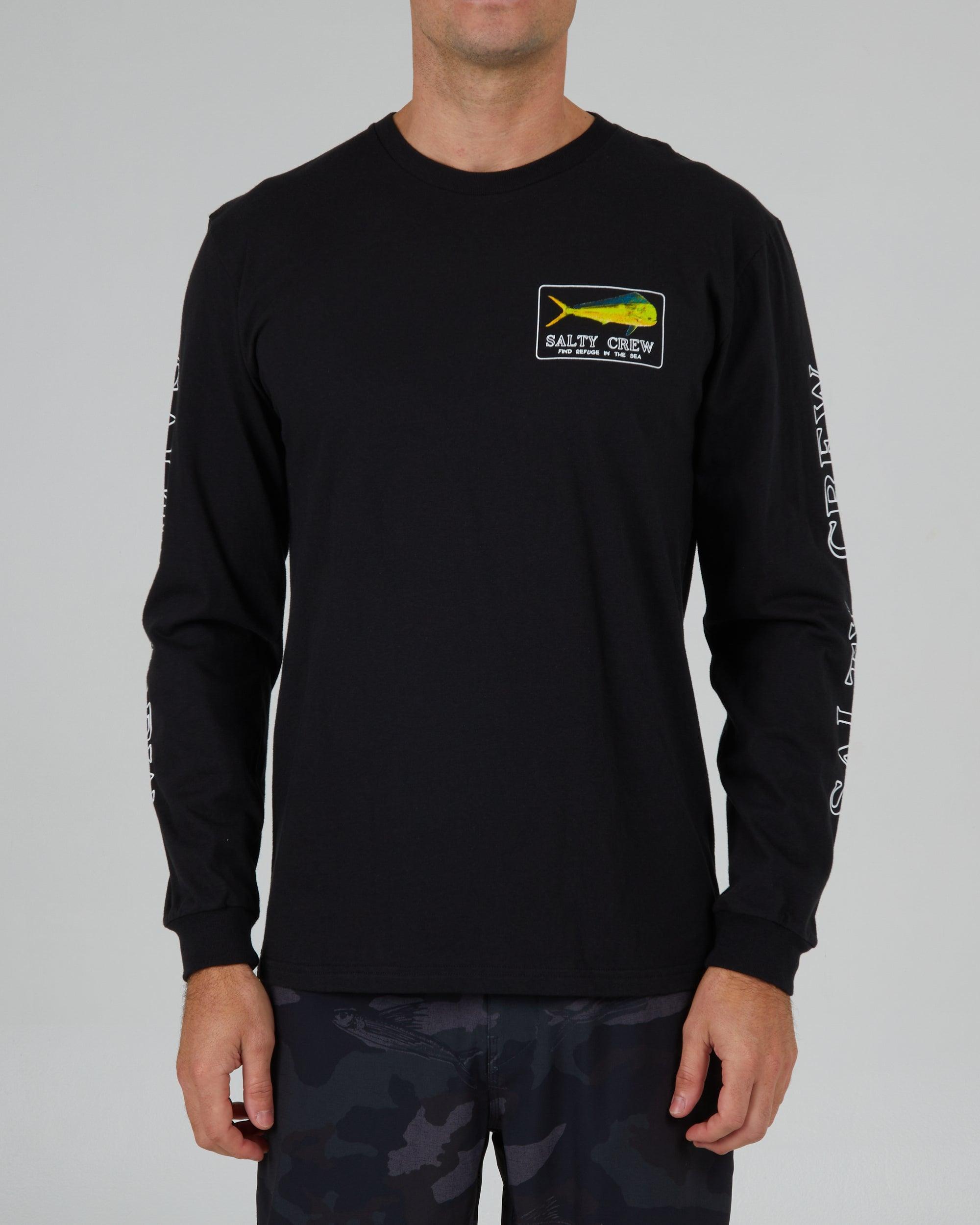 Golden Mahi L/S Tee - Black Male Product Image