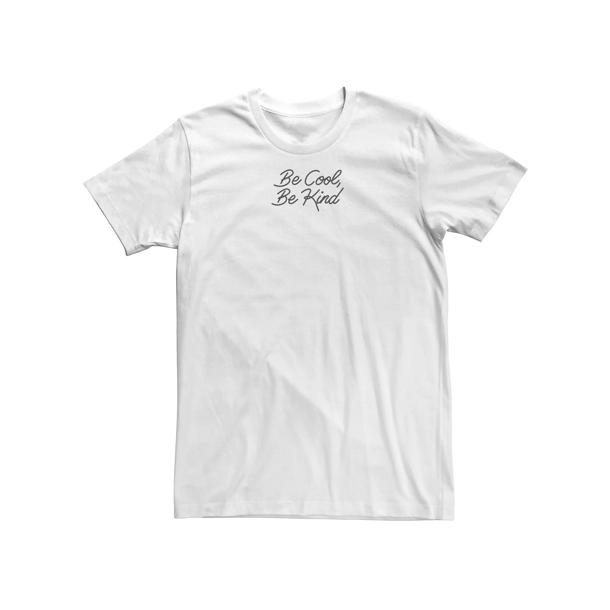 Big & Tall Fifth Sun "Be Cool, Be Kind" Tee, Men's, Size: 3XL Tall, White Product Image