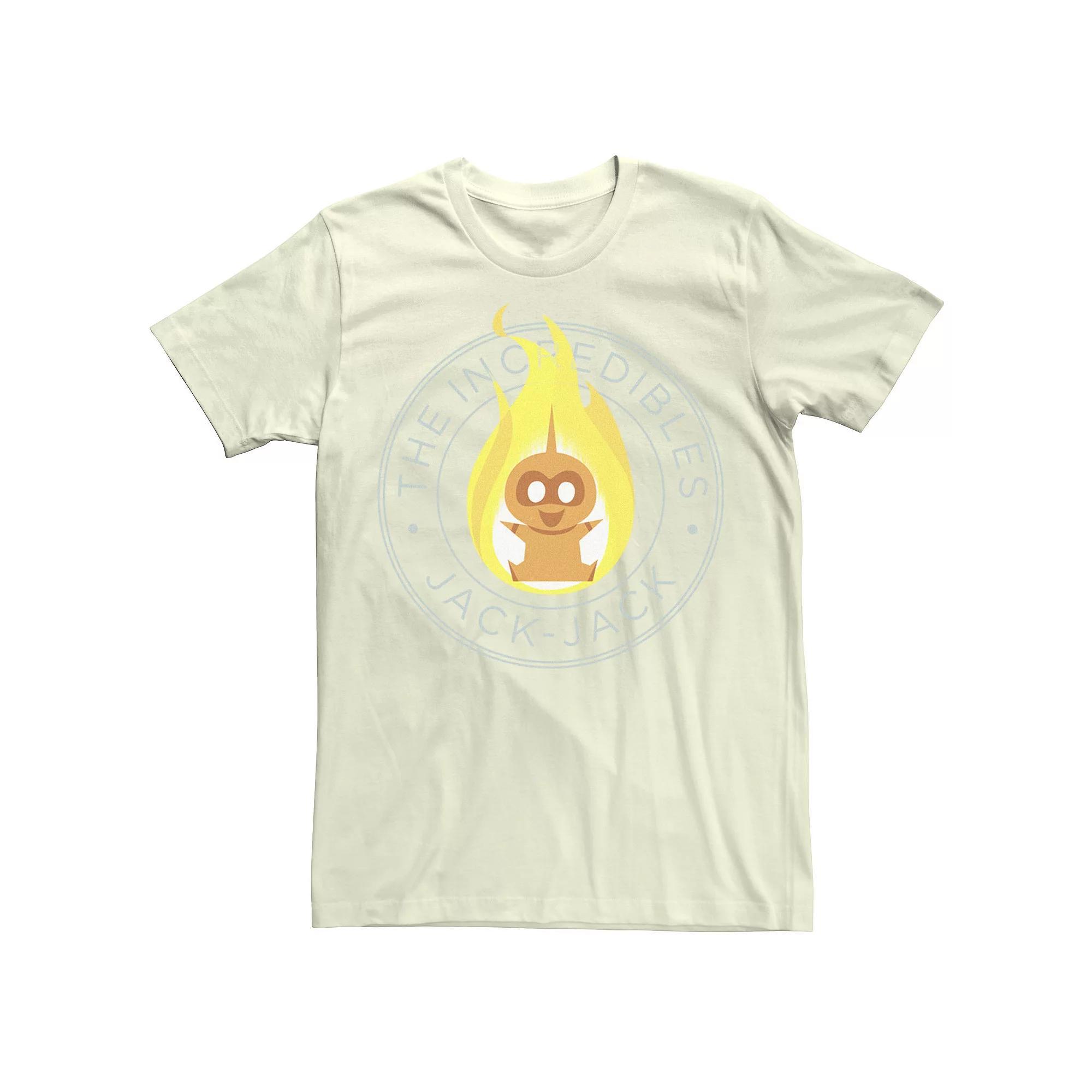Disney / Pixar's The Incredibles 2 Jack Men's Emblem Tee, Size: Medium, Natural Product Image