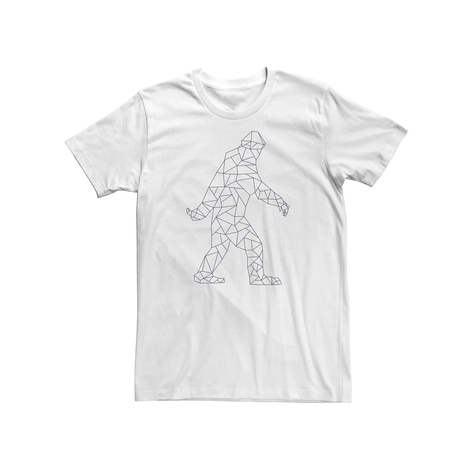 Men's Bigfoot Geometric Tee, Size: Medium, White Product Image