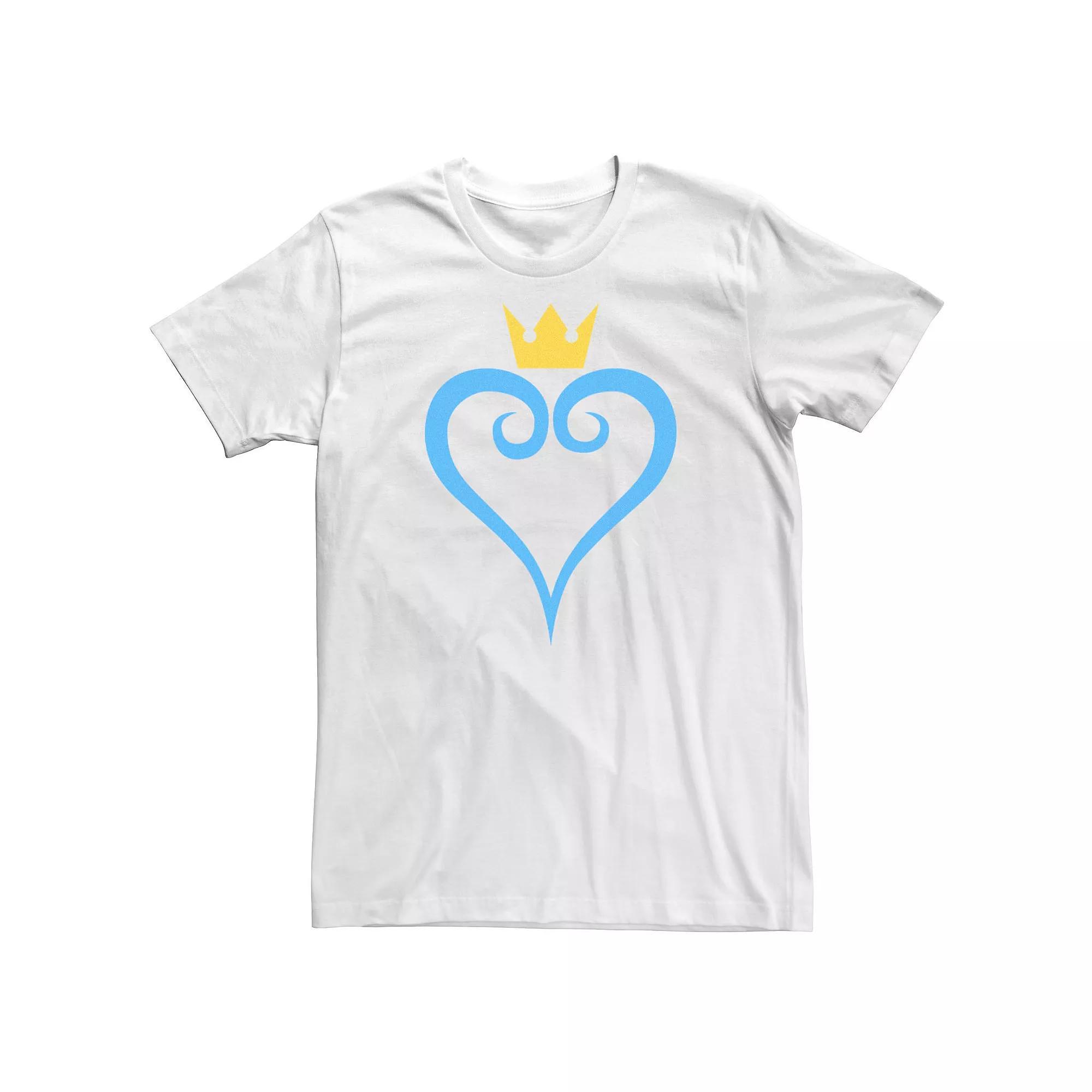 Big & Tall Disney Kingdom Hearts Heart Symbol Tee, Men's, Size: 4XLT, White Product Image