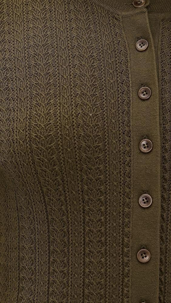 Madewell Snowy Lace Cole Cardigan | Shopbop Product Image