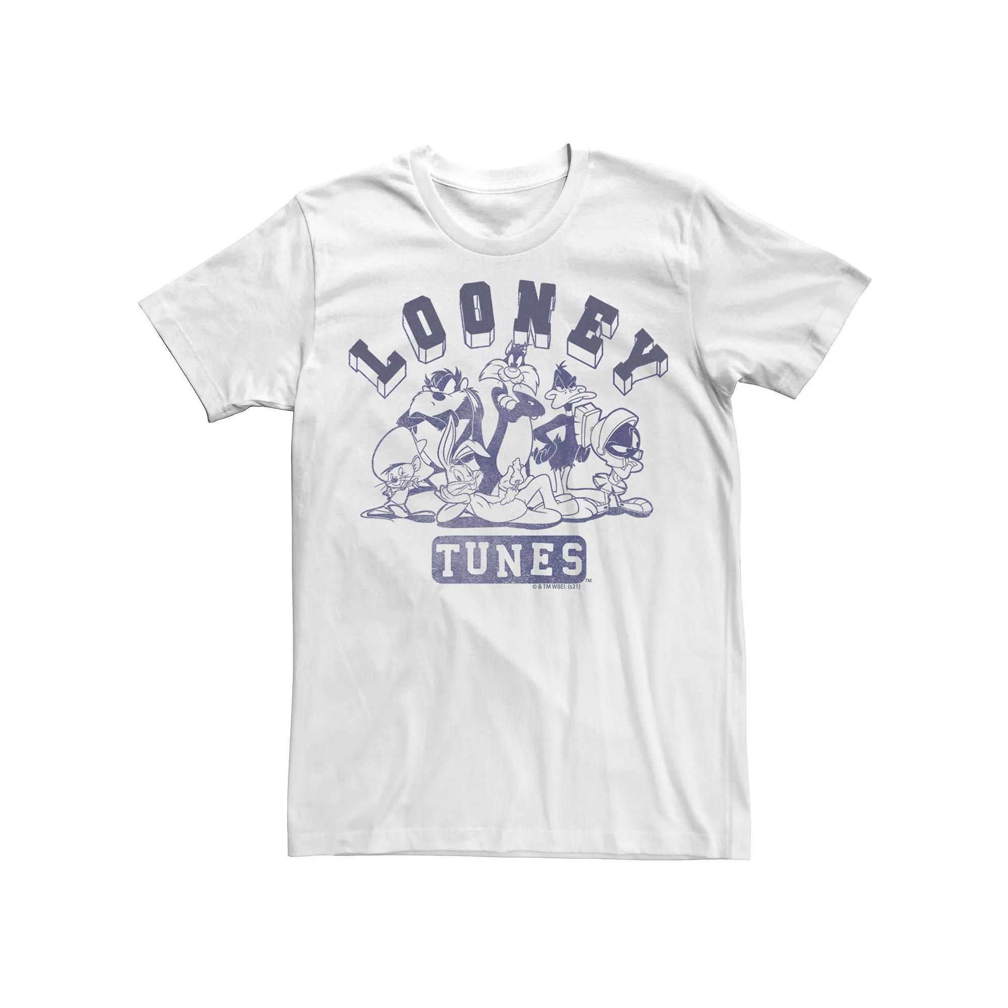 Men's Looney Tunes Cool Gang Tee, Size: Medium, White Product Image