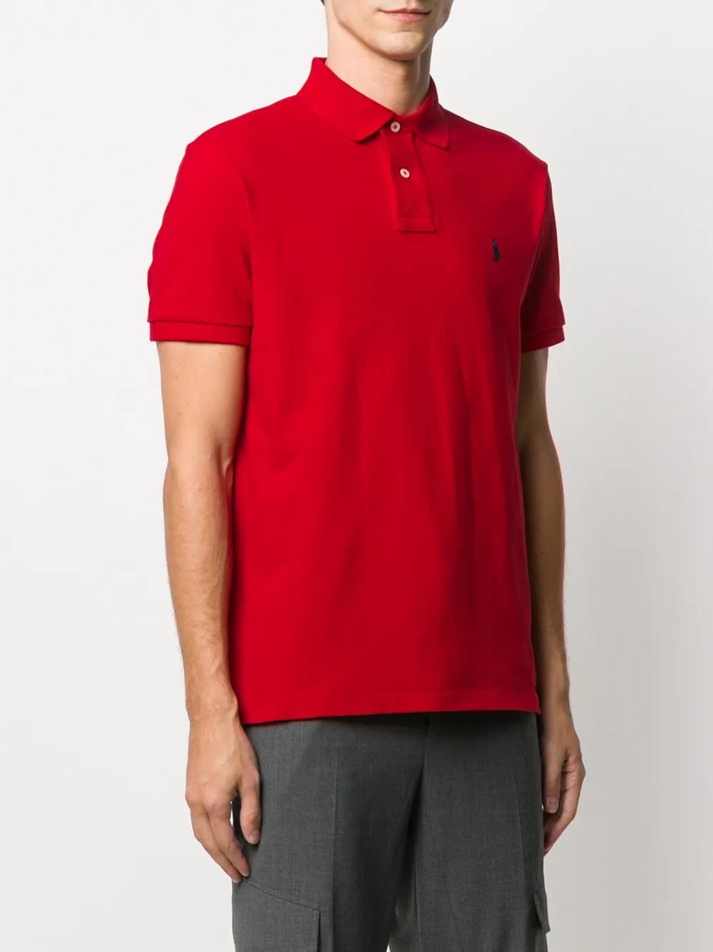 logo embroidered polo shirt Product Image