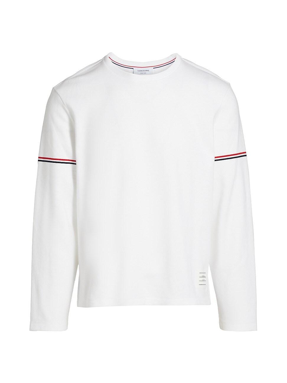 Mens Tricolor Grosgrain Cotton Shirt Product Image