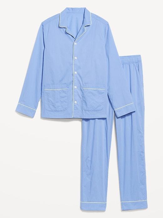 Classic Poplin Pajama Set Product Image