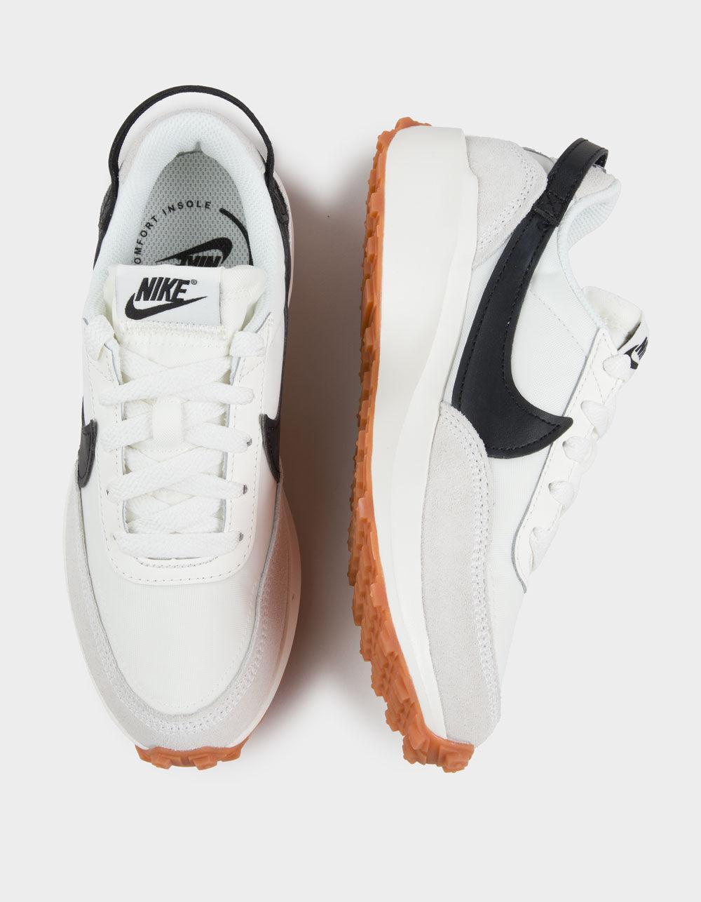 NIKE Waffle Debut Womens Shoes - WHT/BLUE Product Image