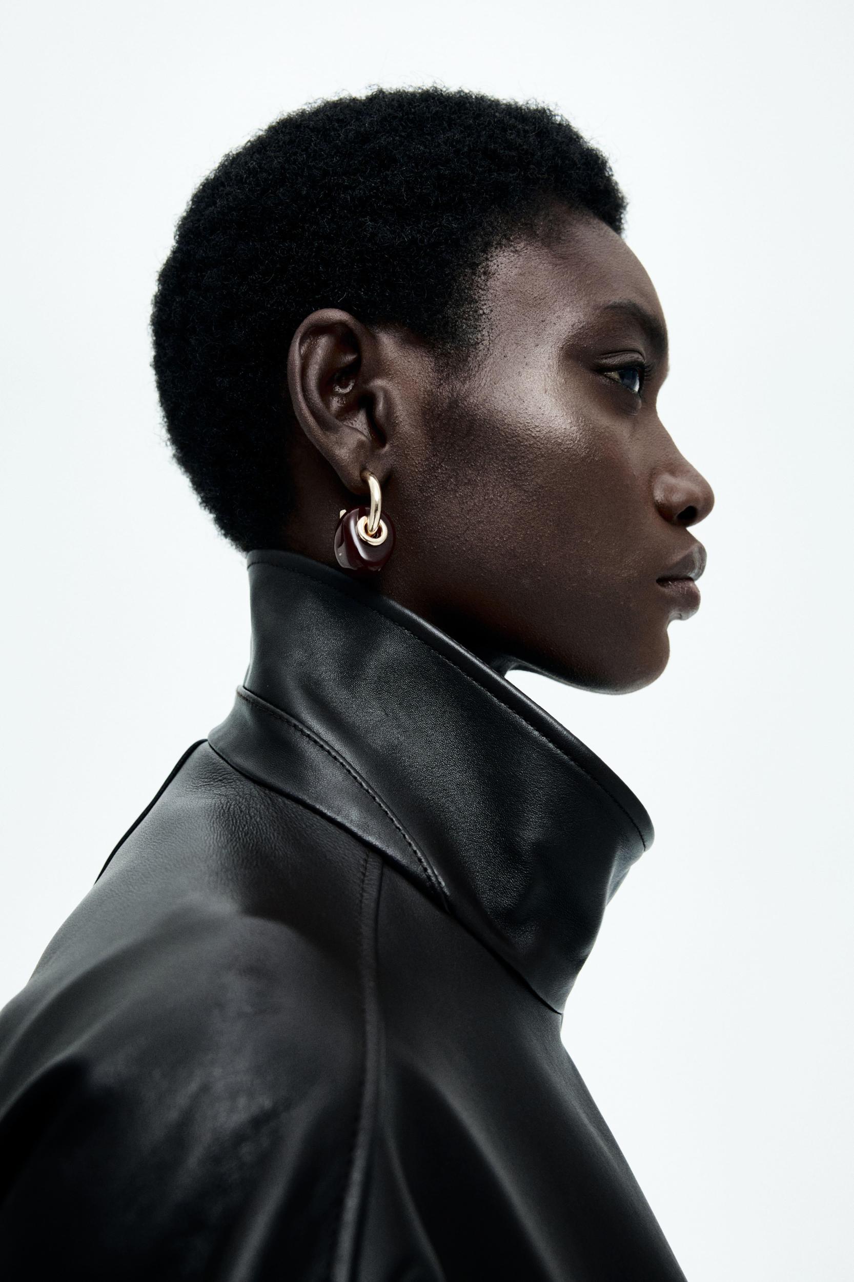 Pendant Hoop Earrings Product Image