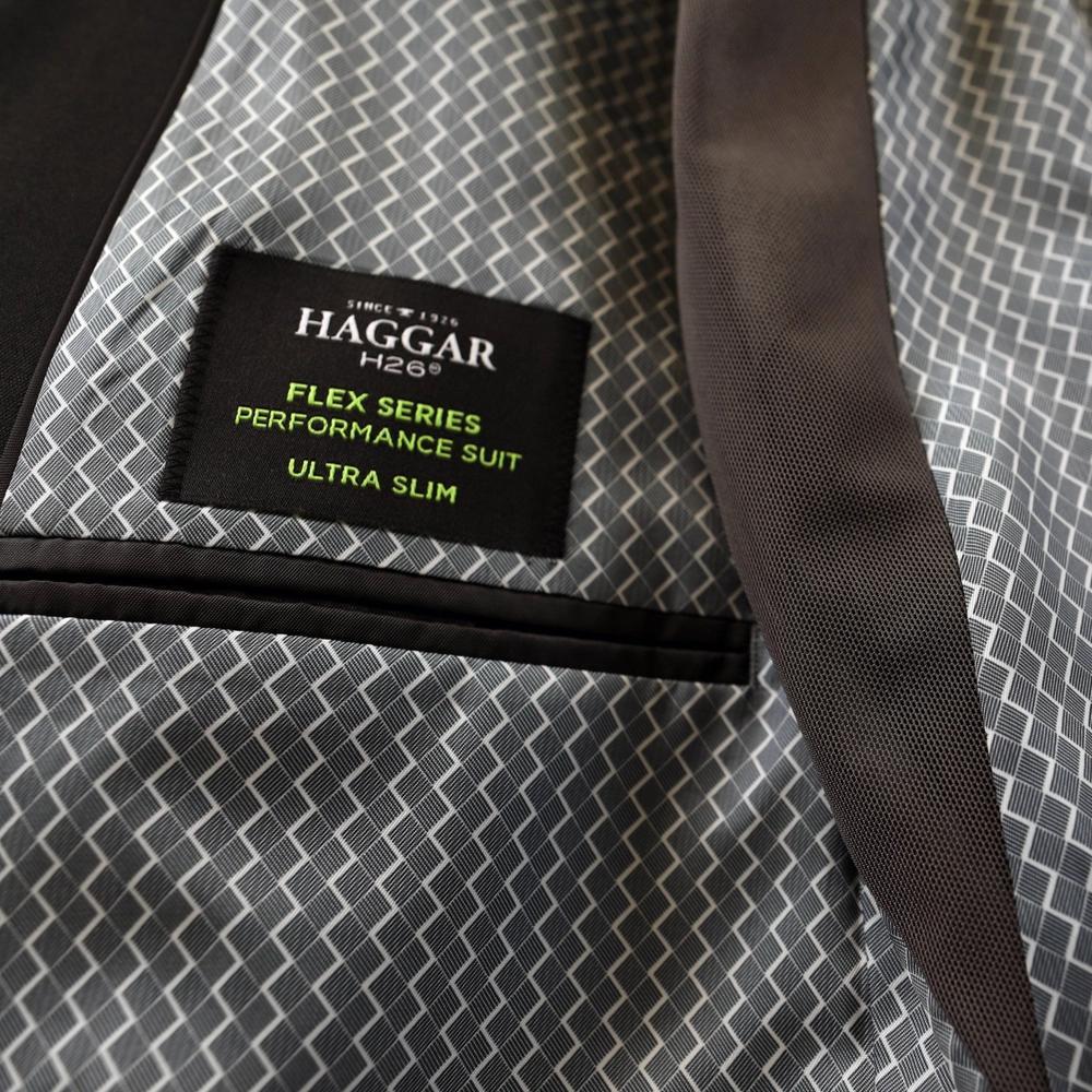 Haggar H26 Men's Flex Series Ultra Slim Suit Coat - Black 36 Product Image