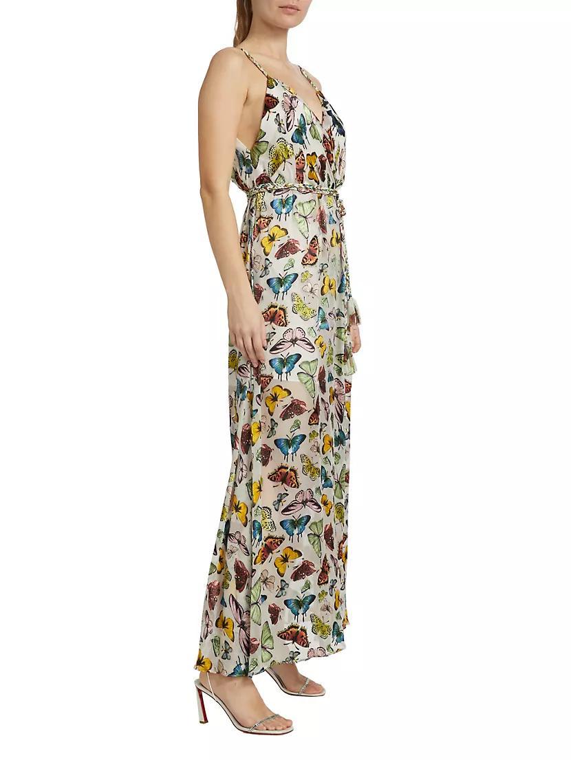 Samantha Butterfly Braided-Strap Maxi Dress Product Image