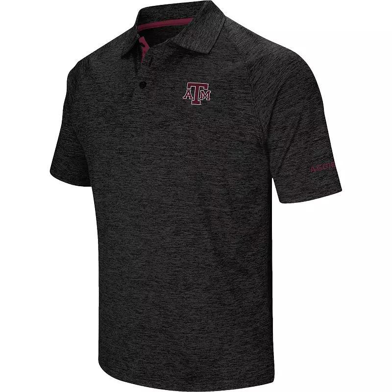 Men's Colosseum Black Washington Huskies Down Swing Polo, Size: 3XL, Charco Product Image