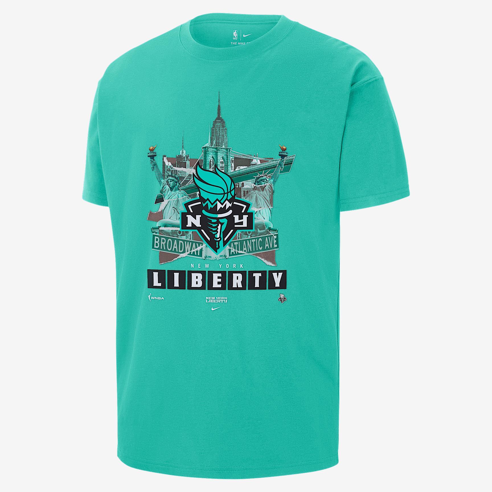 New York Liberty Nike Men's WNBA Max90 T-Shirt Product Image