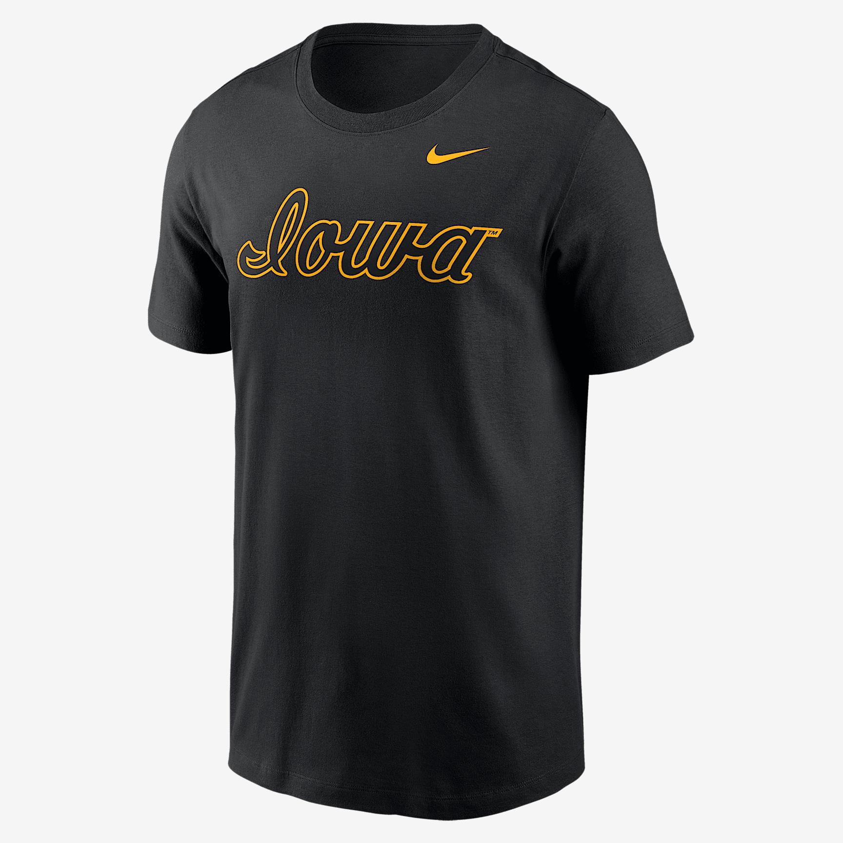 Iowa Hawkeyes Baseball Wordmark Men's Nike College T-Shirt Product Image