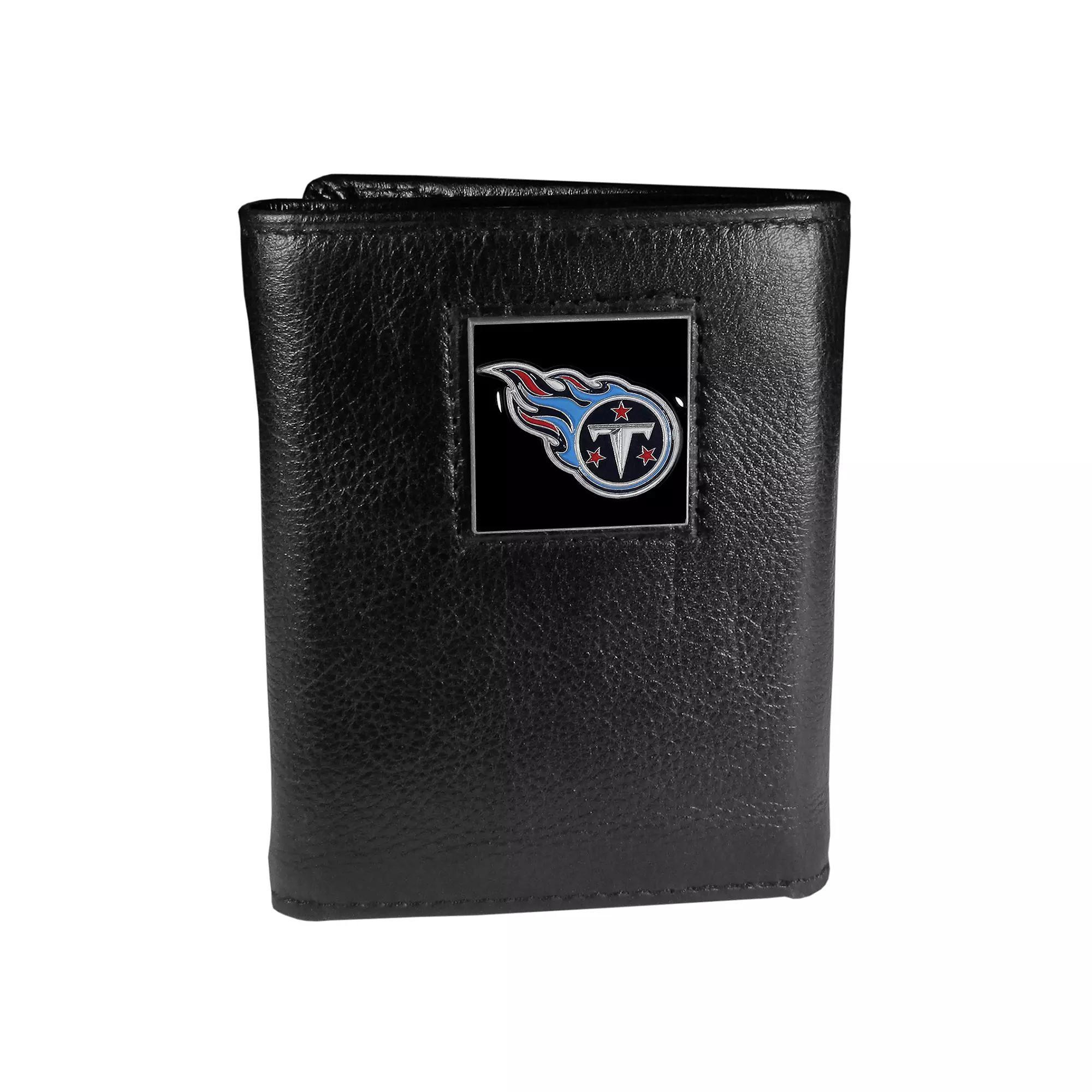 Men's Tennessee Titans Trifold Wallet, Black Product Image