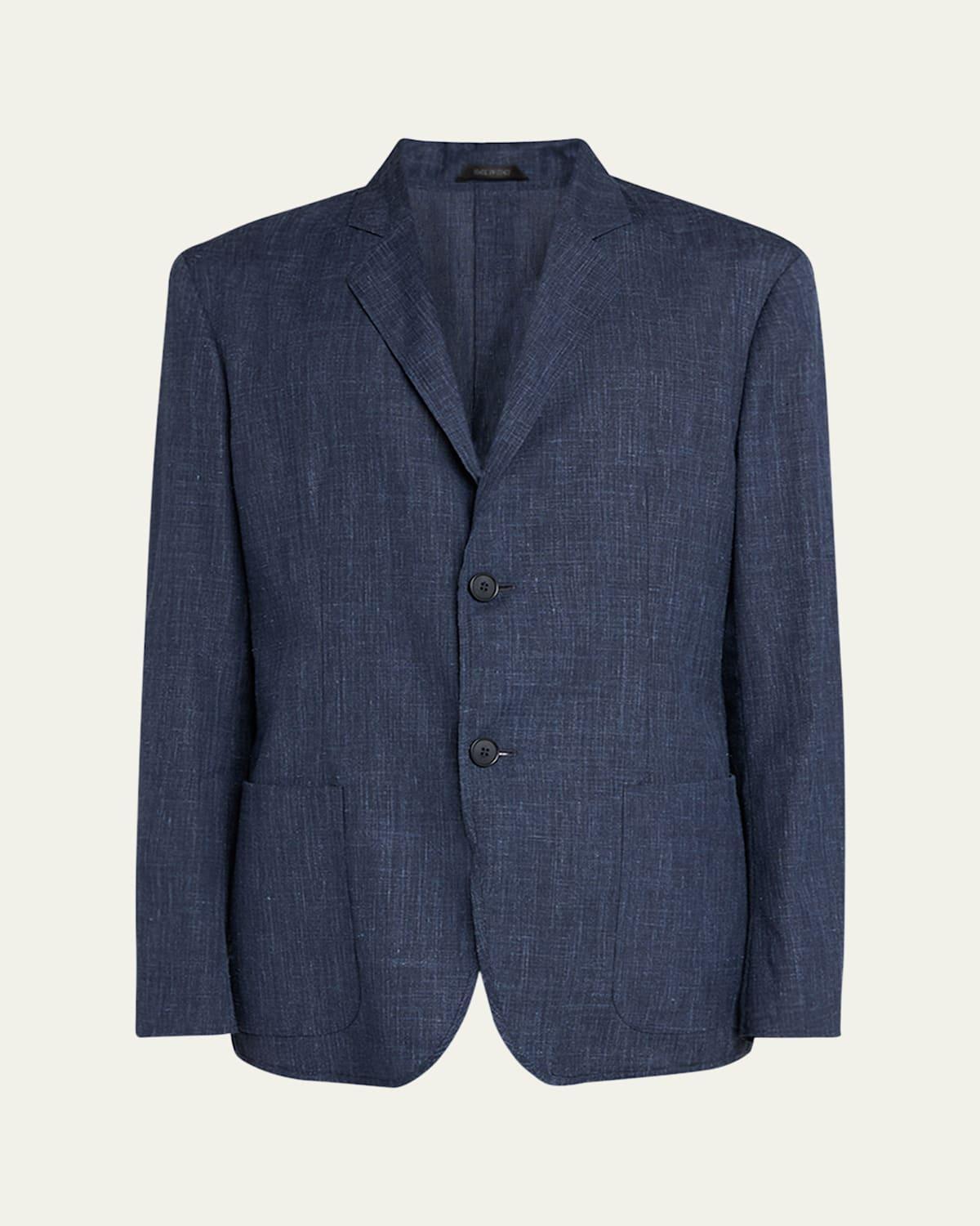 Mens Texured Fashion Jacket Product Image