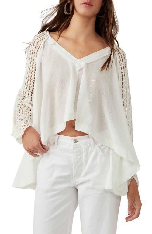 Free People Castaway Top (Ivory) Women's Clothing Product Image
