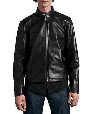 rag & bone Icons Archive Cafe Leather Racer Jacket Product Image