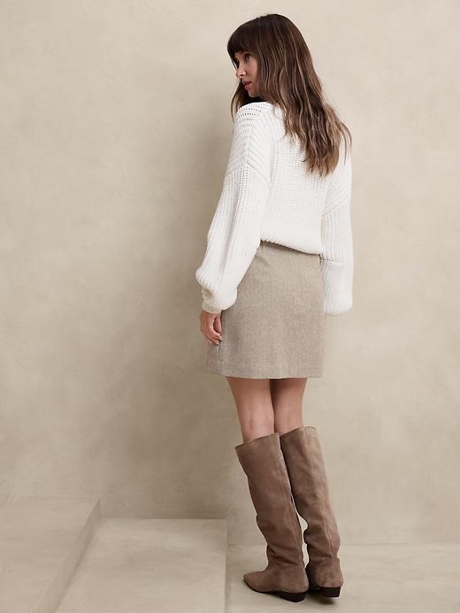 Metallic Tweed Mini Skirt Product Image