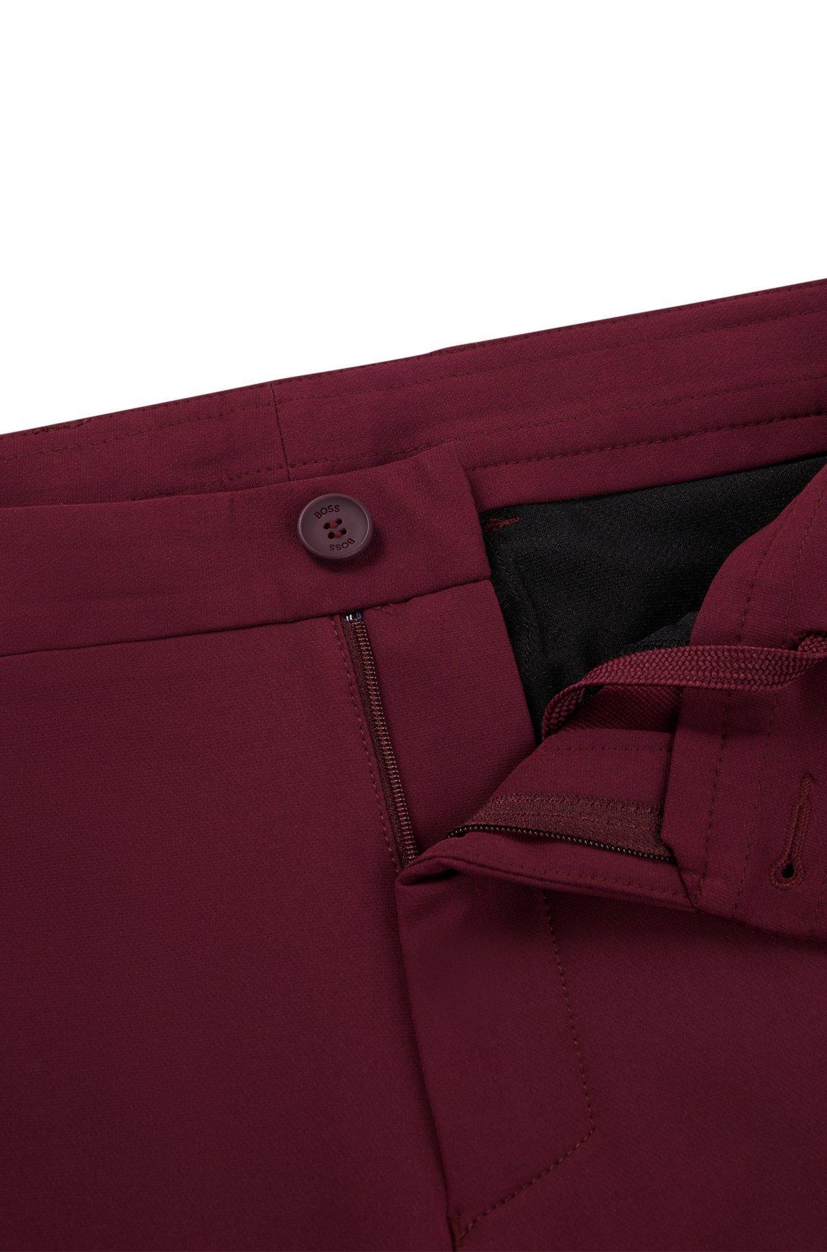 Slim-fit pants in water-repellent stretch fabric Product Image