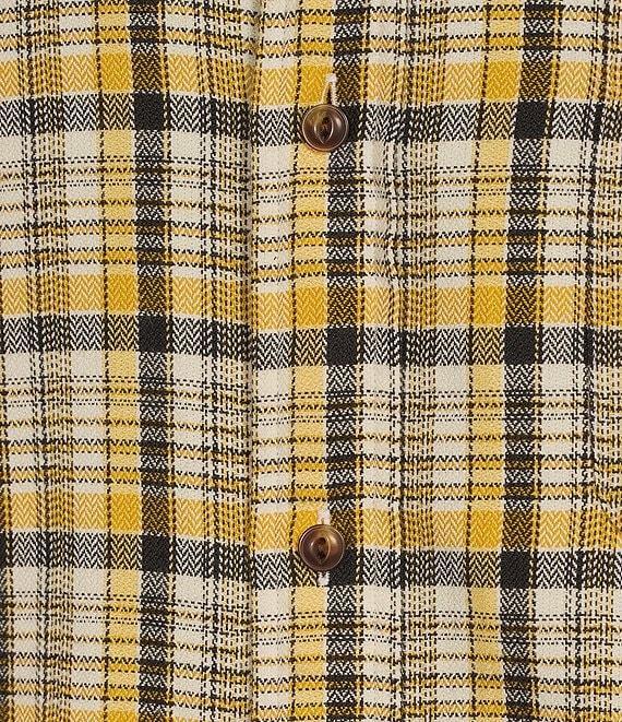 Cremieux Blue Label Medium Plaid Washed Flannel Long Sleeve Woven Shirt Product Image