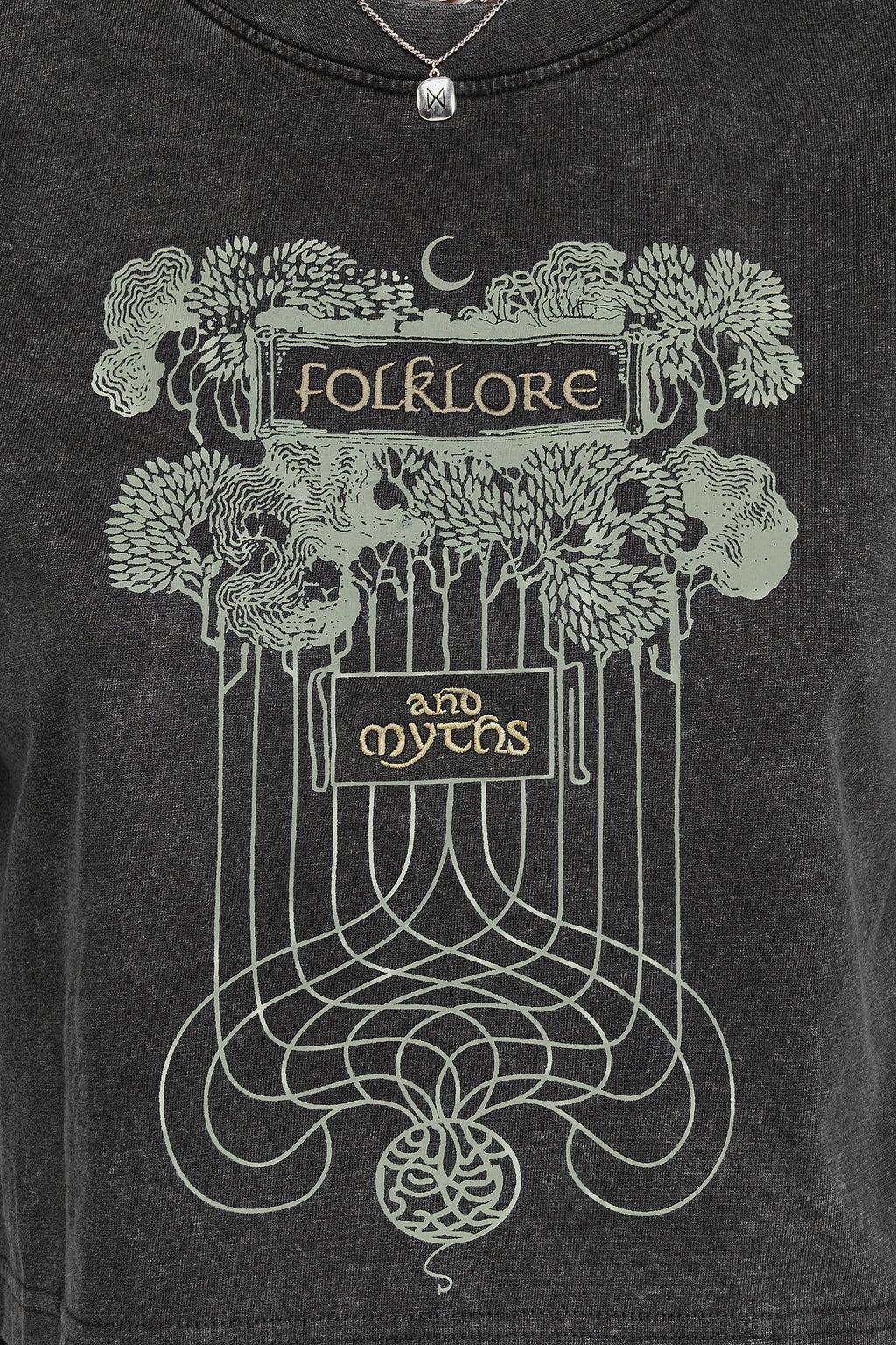 Folklore Boxy Crop T-shirt Product Image