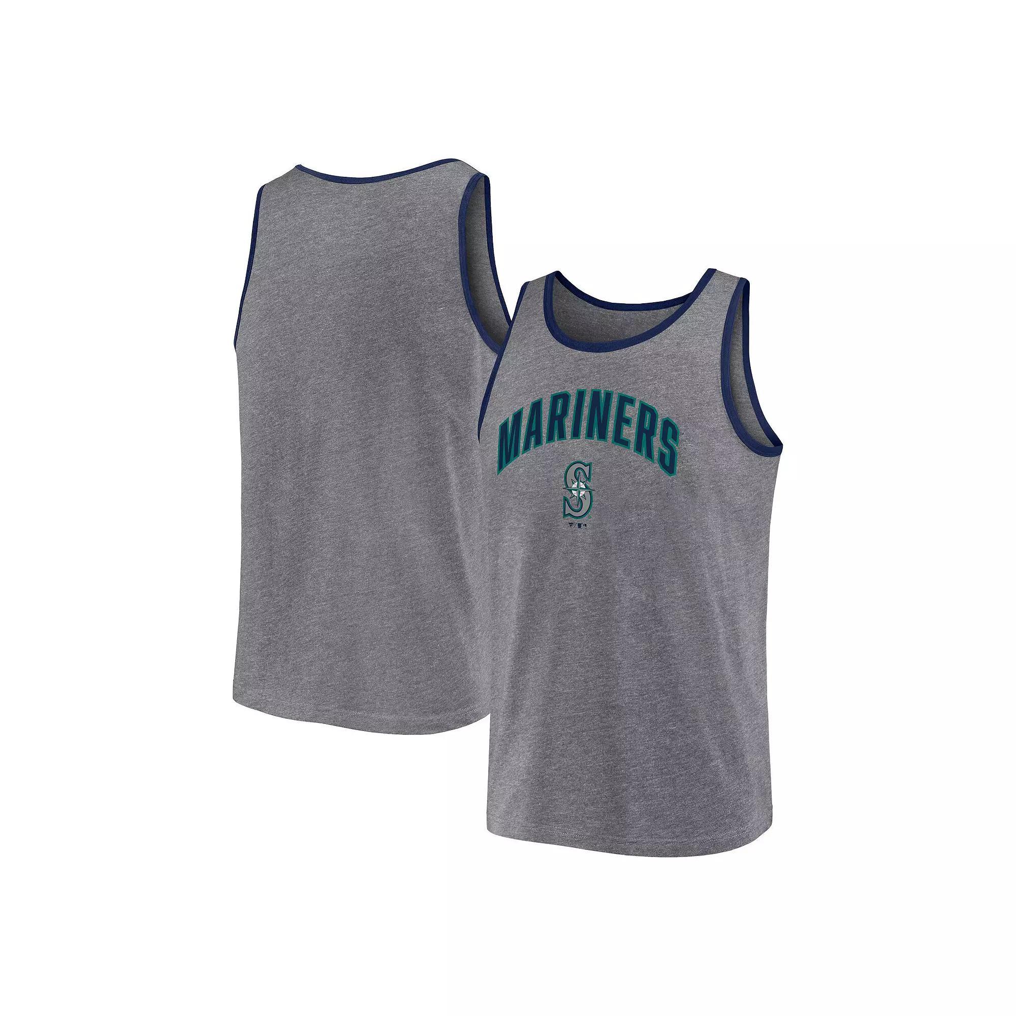 Men's Fanatics Branded  Heather Gray Detroit Tigers Primary Tank Top, Size: Small, Grey Product Image