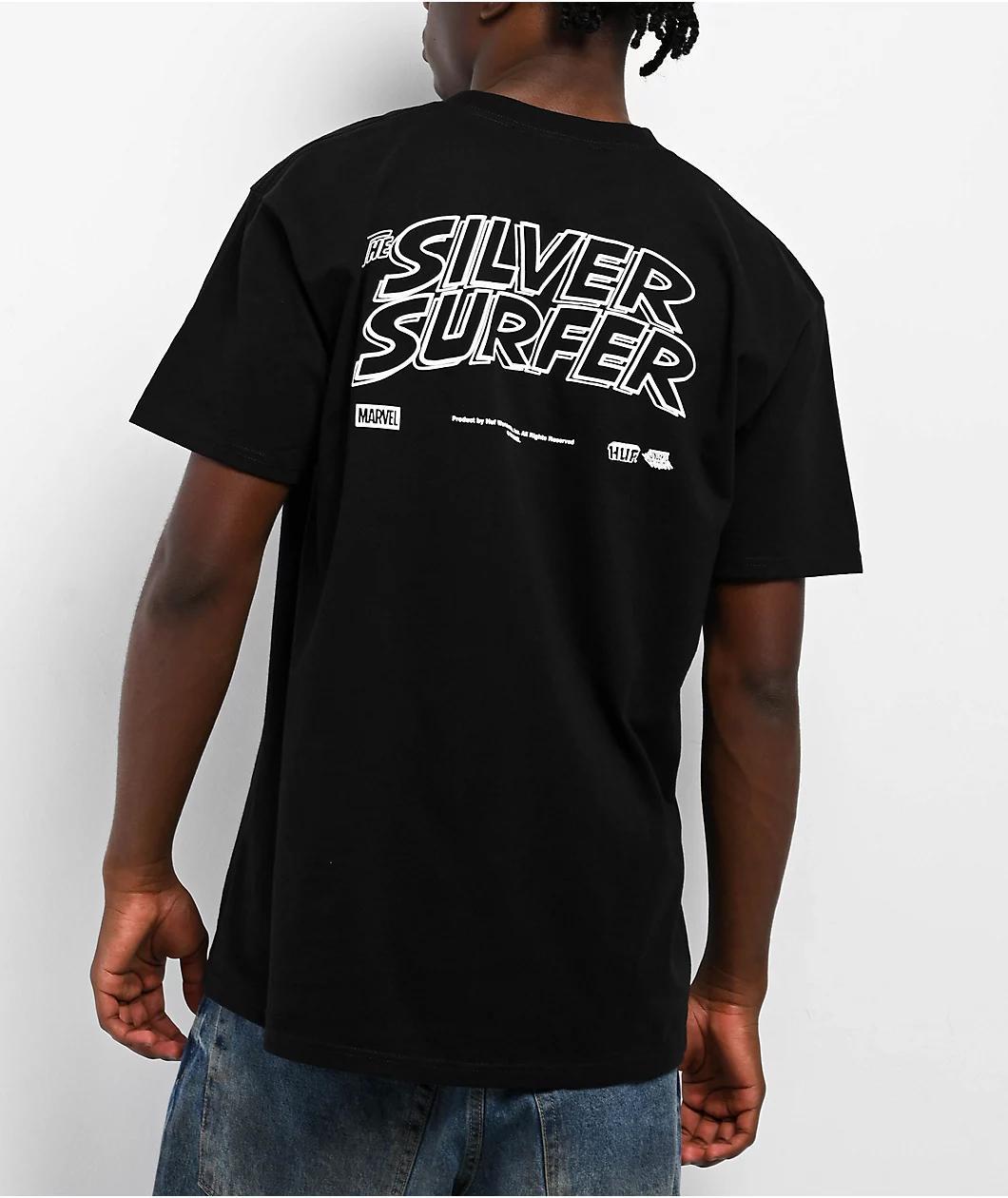 HUF x Fantastic 4 Silver Surfer Black T-Shirt Product Image