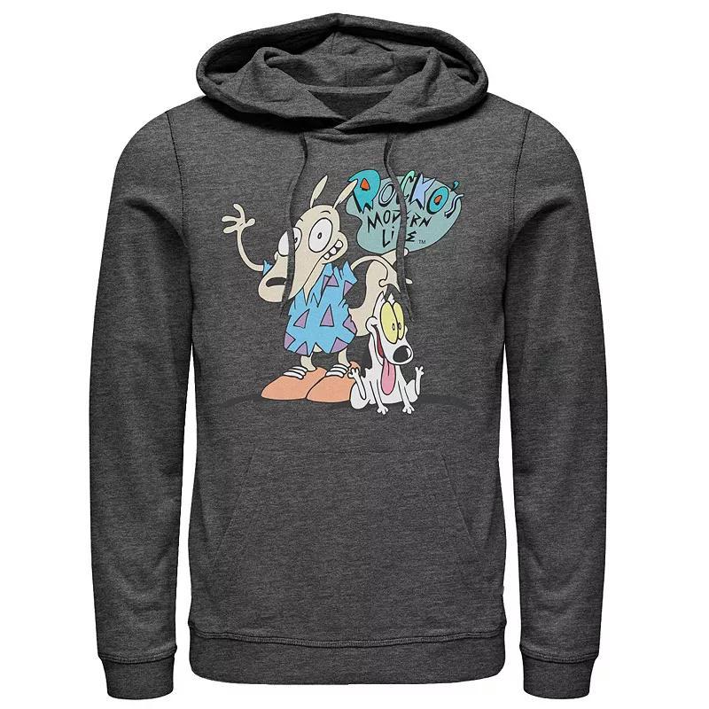 Men's Nickelodeon Rocko's Modern Life Show Intro Hoodie, Size: XL, Black Product Image