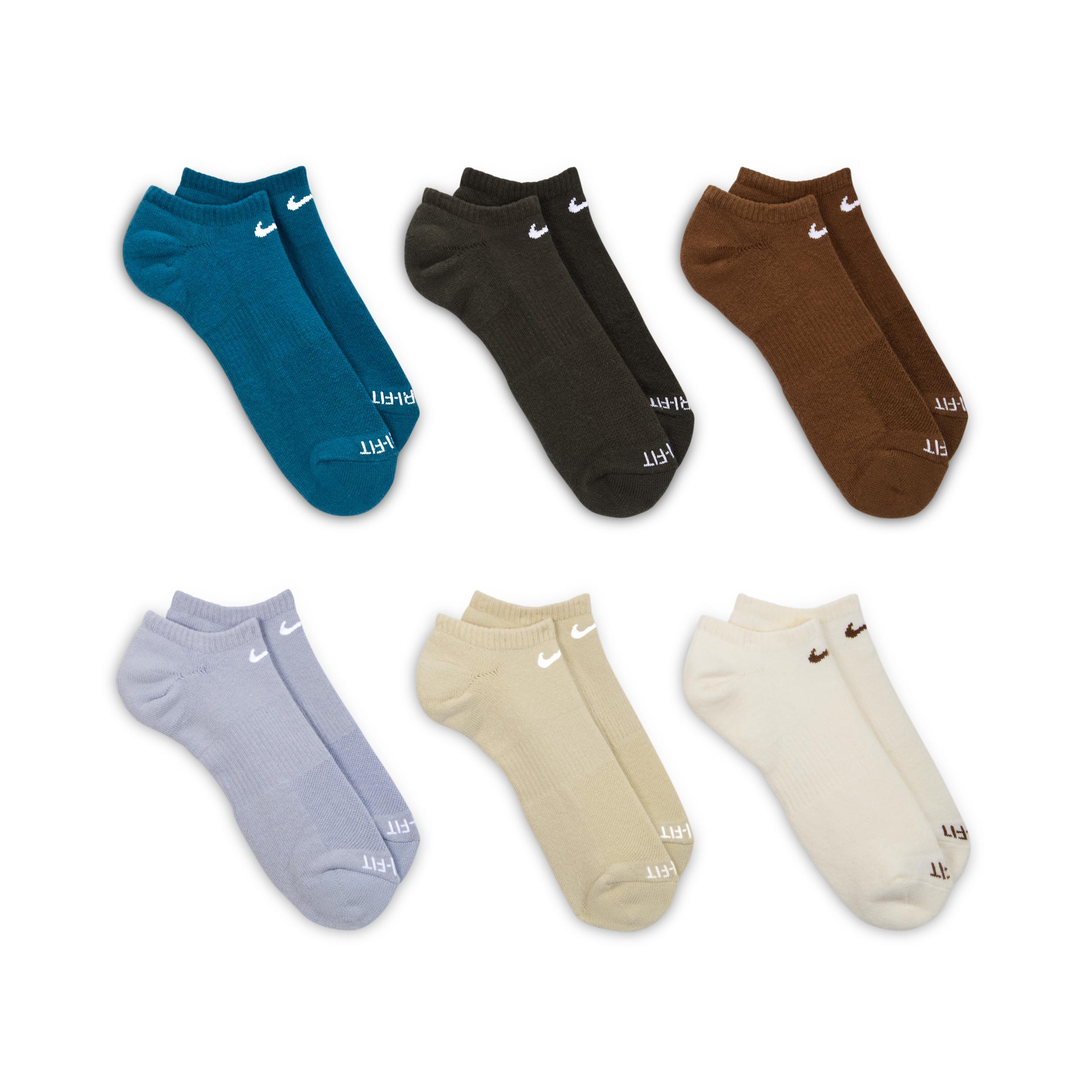 Nike Everyday Plus Cushioned Training No-Show Socks (6 Pairs) Product Image
