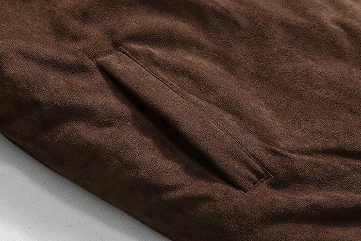 RT No. 6228 SUEDE ZIP-UP COLLAR JK Product Image
